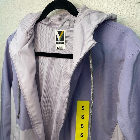 Voyager Women's Windwear Stretch Hooded Rain Jacket, Heirloom Lilac Size: S - Picture 10 of 12